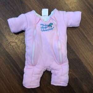 Baby Merlin’s magic sleepsuit 3-6m small - pink